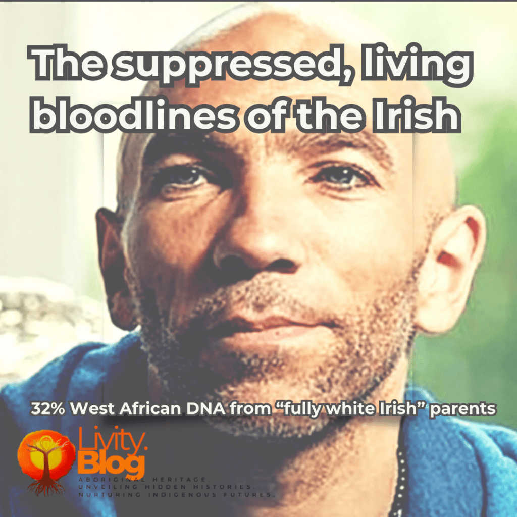 Anthony Ekundayo Lennon — born to white Irish parents — discovered 32% West African DNA in his cells